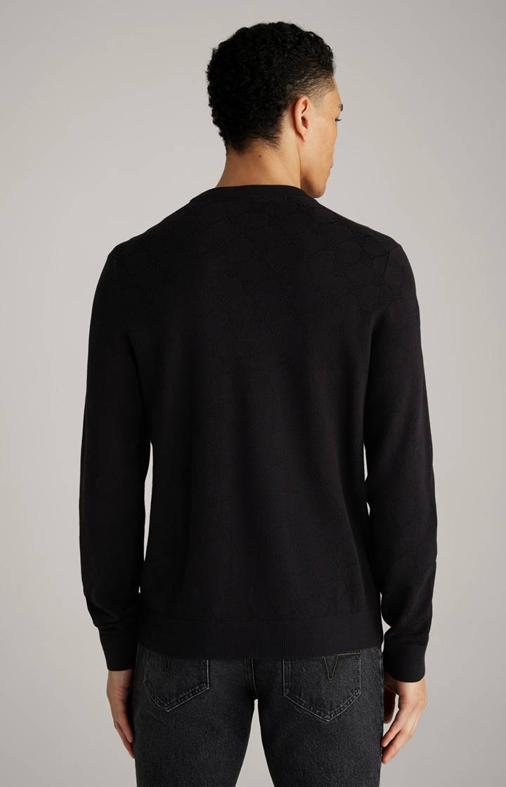 Joop Cornflower-Pullover Ravon in Schwarz gemustert Bis zu 60% Rabatt