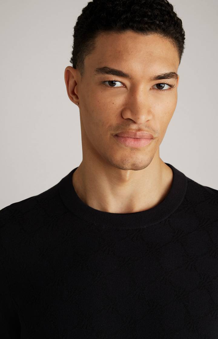 Joop Cornflower-Pullover Ravon in Schwarz gemustert Bis zu 60% Rabatt