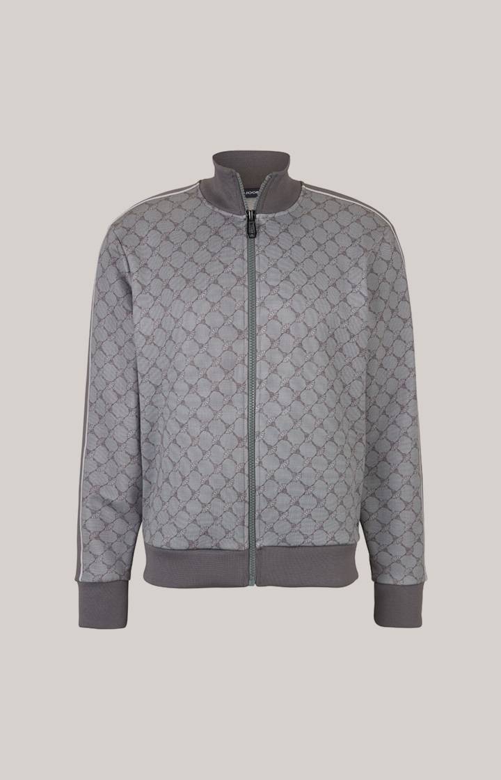 Joop Cornflower-Sweatjacke Tayfun in Grau gemustert Sonderangebot der Fabrik