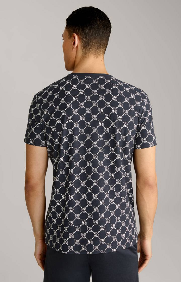 Joop Cornflower-T-Shirt Tyron in Navy gemustert Riesige Rabatte