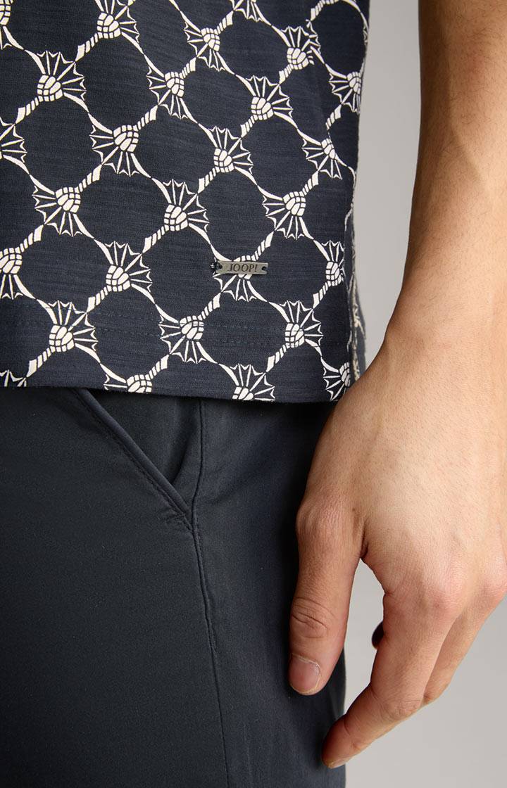 Joop Cornflower-T-Shirt Tyron in Navy gemustert Riesige Rabatte