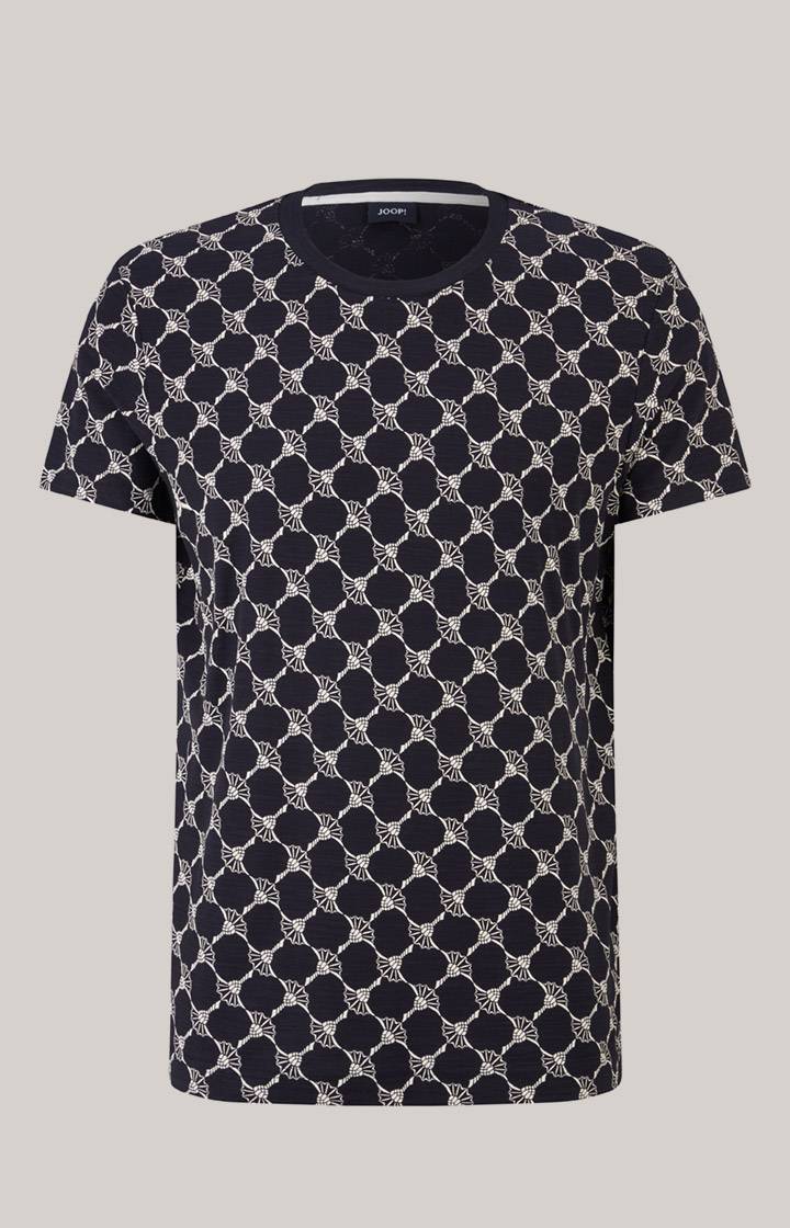 Joop Cornflower-T-Shirt Tyron in Navy gemustert Riesige Rabatte