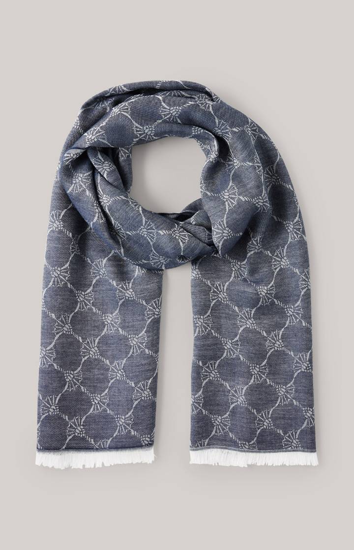 Joop Cornflower Schal Ferdis in Navy/Silbergrau Fabrikladen