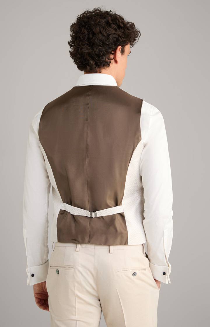 Joop Weste Weazer in Creme gemustert im Angebot