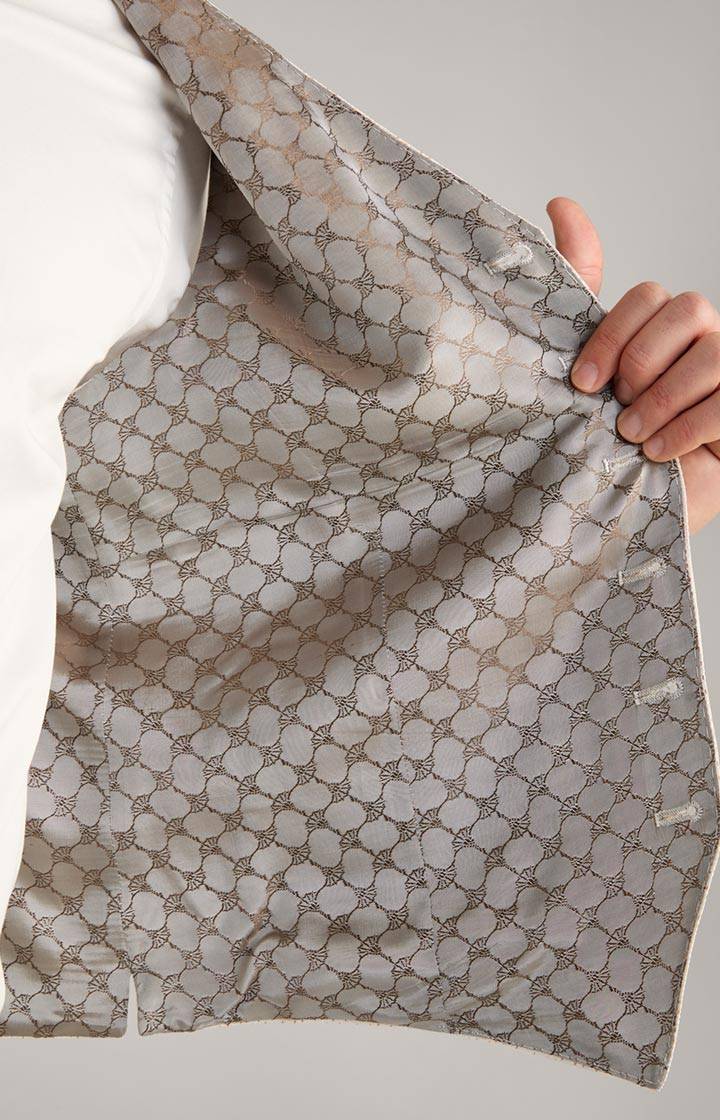 Joop Weste Weazer in Creme gemustert im Angebot