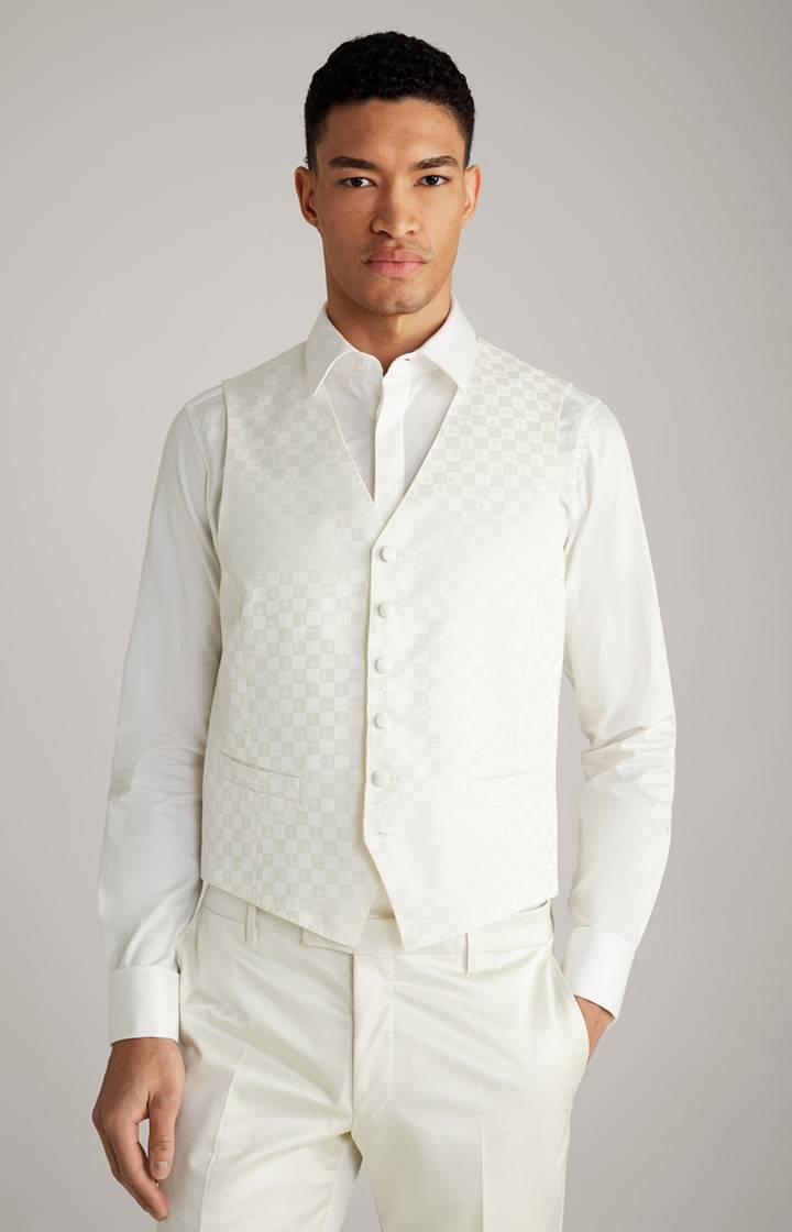 Joop Cornflower-Weste Weazer in Creme gemustert Fabrik Onlineshop