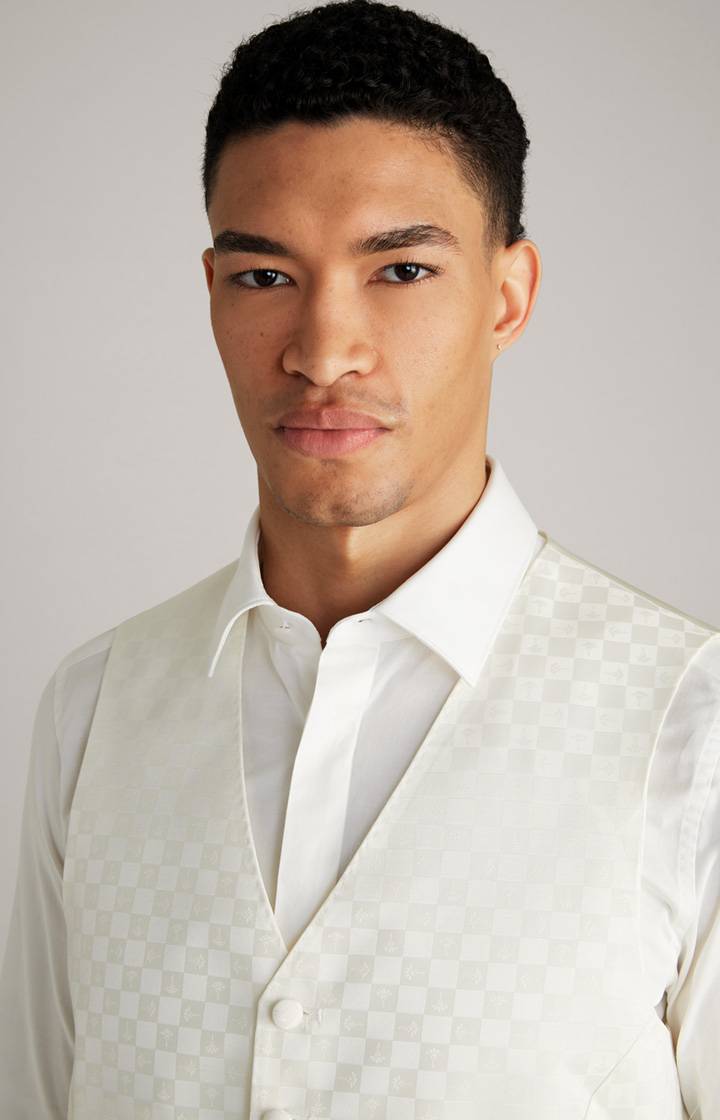 Joop Cornflower-Weste Weazer in Creme gemustert Fabrik Onlineshop