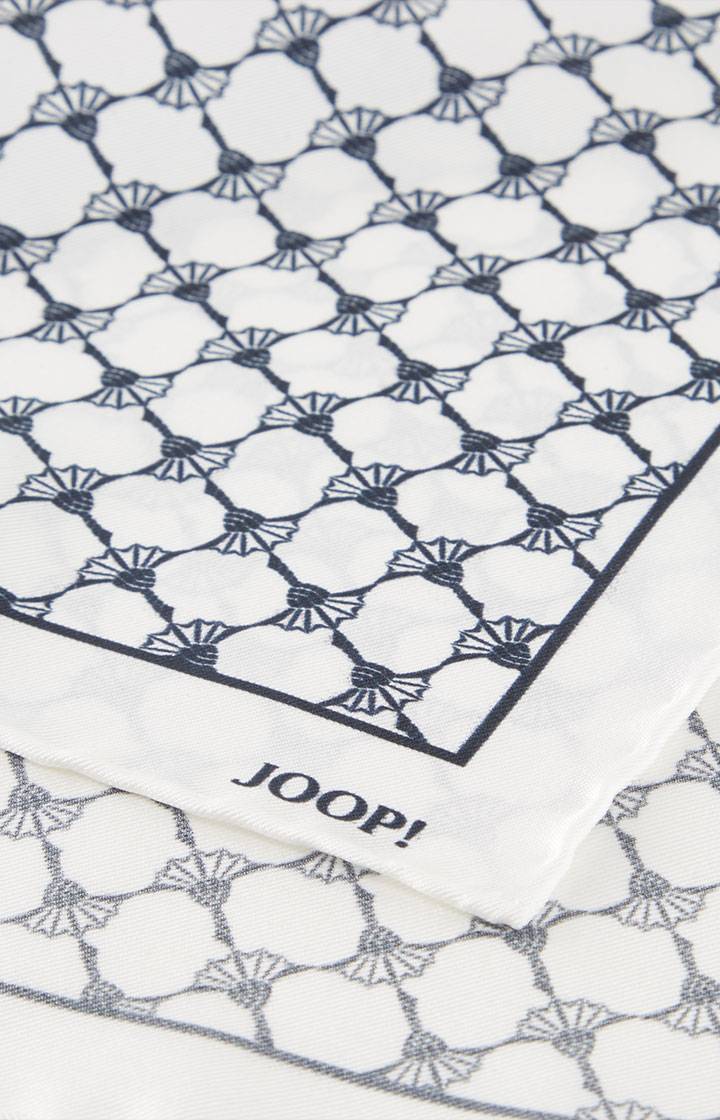 Joop Cornflower Seiden-Einstecktuch in Offwhite/Dunkelblau Top Angebot