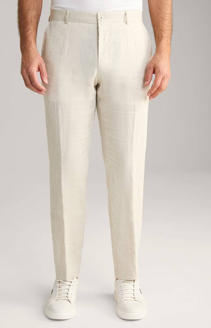 Joop Leinen-Chino Hank in Beige meliert Saisonale Angebote