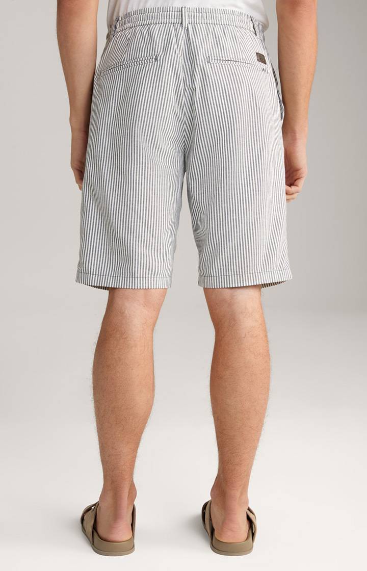 Joop Leinenmix-Shorts Ruby in Navy gestreift Räumungsverkauf