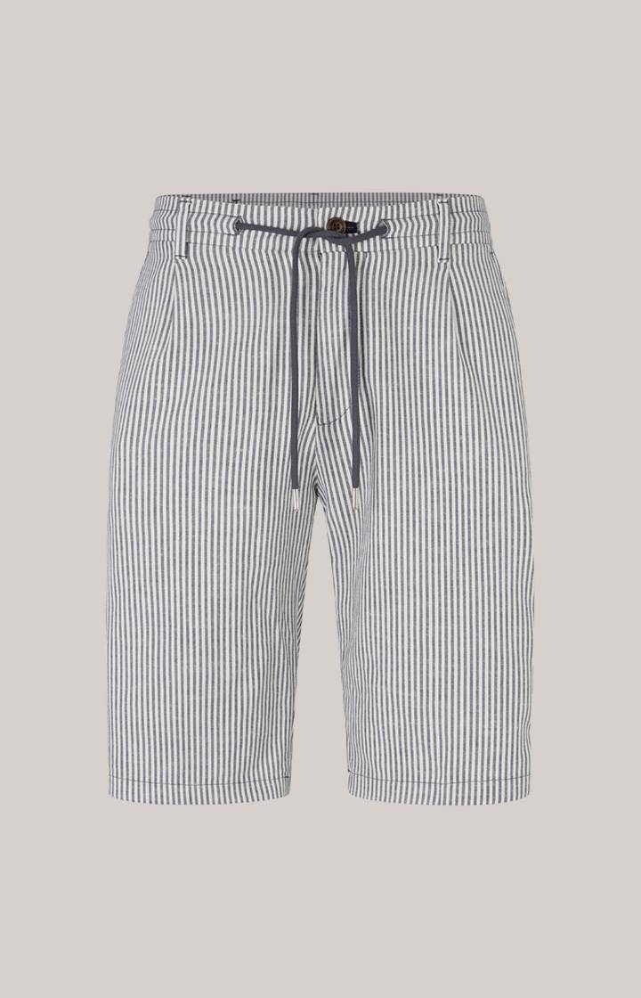 Joop Leinenmix-Shorts Ruby in Navy gestreift Räumungsverkauf