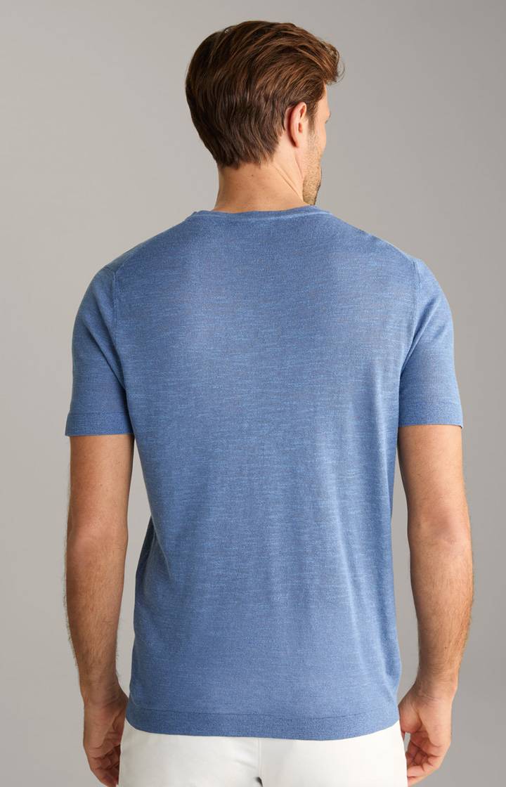 Joop Leinenmix-T-Shirt Maroso in Blau Tägliche Deals