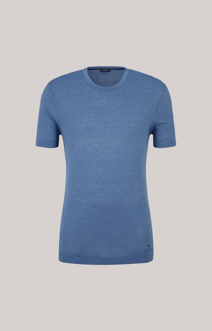 Joop Leinenmix-T-Shirt Maroso in Blau Tägliche Deals