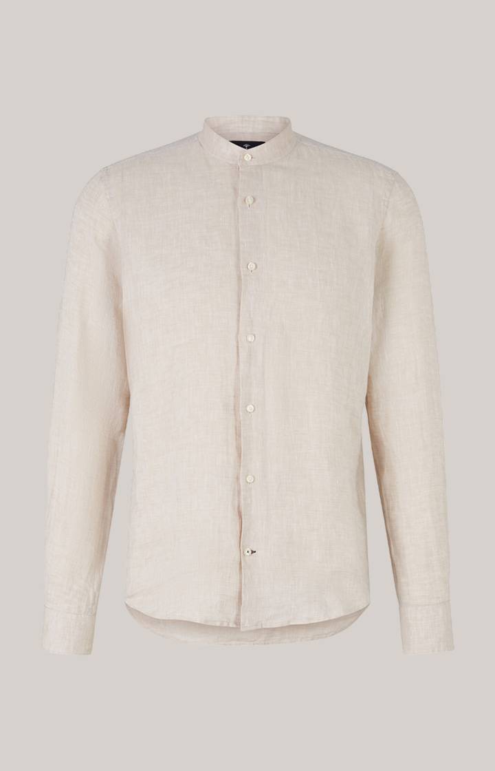Joop Leinen-Hemd Pebo in Beige Riesige Ersparnisse