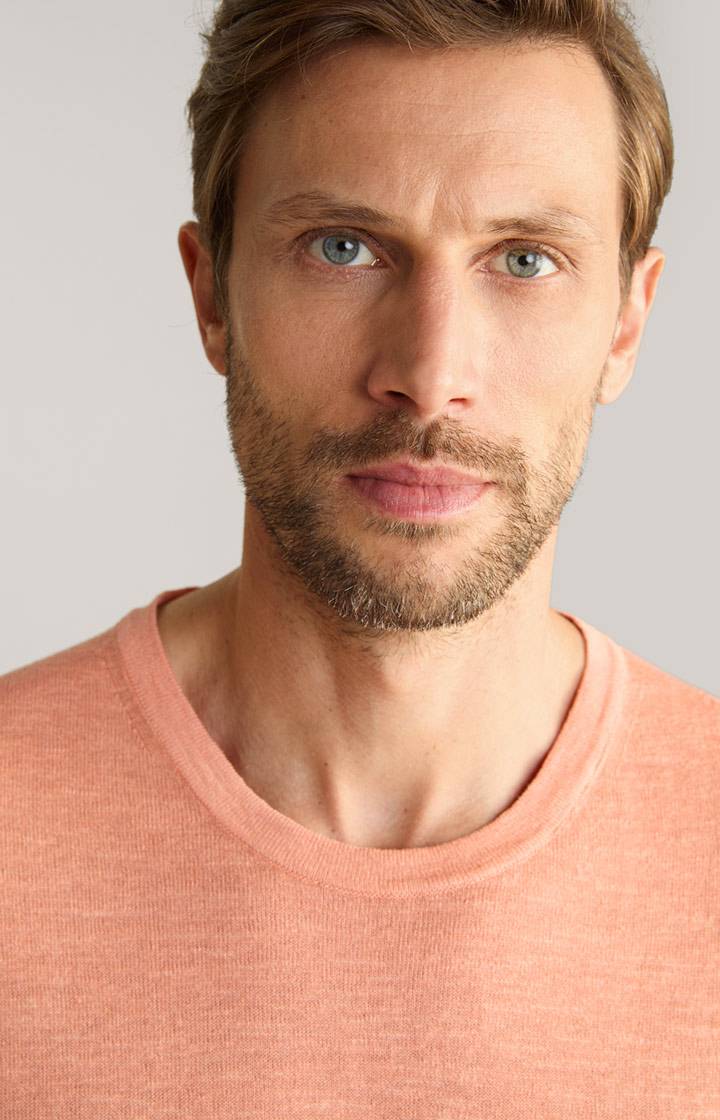 Joop Leinenmix-T-Shirt Maroso in Orange Begrenzte Freigabe