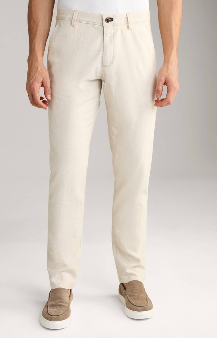 Joop Leinenmix-Chino Matthew in Beige Letzter Tag