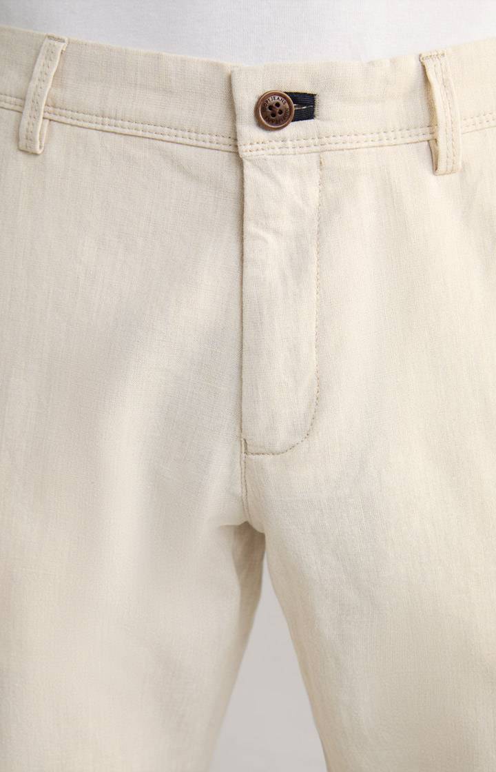 Joop Leinenmix-Chino Matthew in Beige Letzter Tag