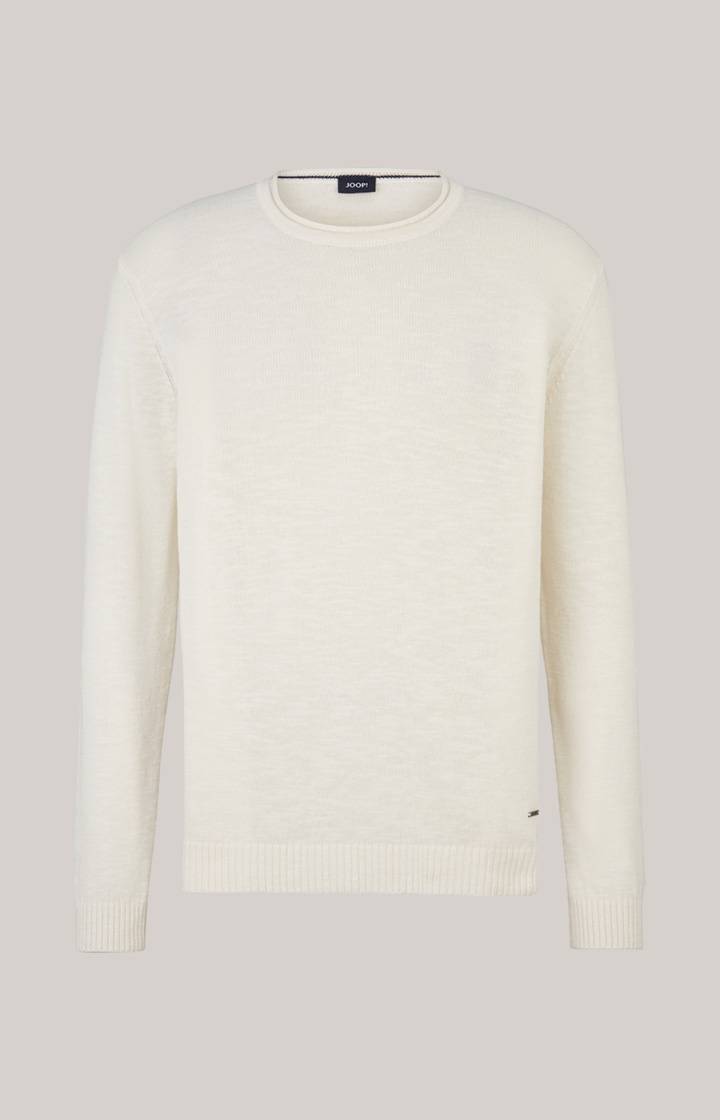 Joop Leinenmix-Pullover Mendor in Nature Nur für heute