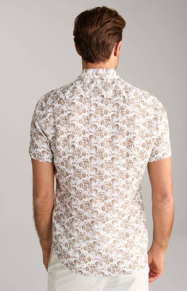 Joop Leinen-Hemd Pit in Beige/Weiß Bis zu 55% Rabatt