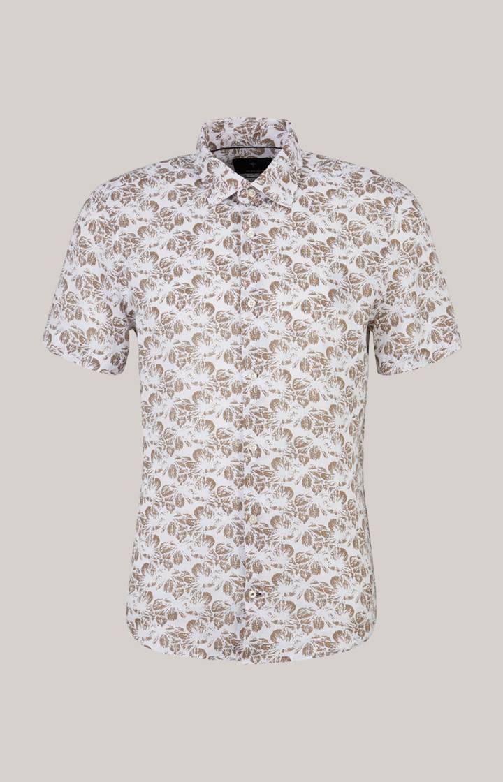 Joop Leinen-Hemd Pit in Beige/Weiß Bis zu 55% Rabatt