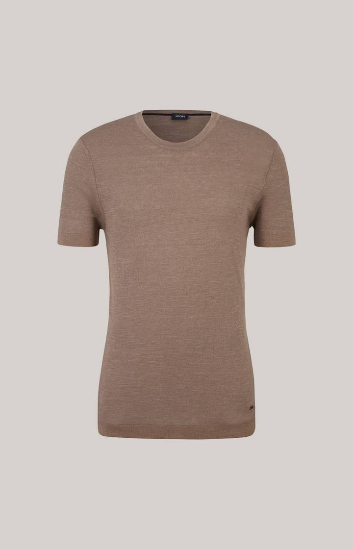 Joop Leinenmix-T-Shirt Maroso in Braun Discount Store für neue Produkte