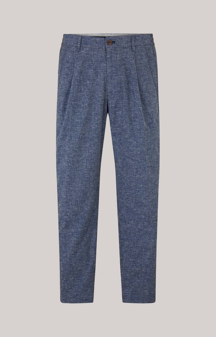Joop Leinenmix-Chino Lead in Blau meliert Riesige Rabatte