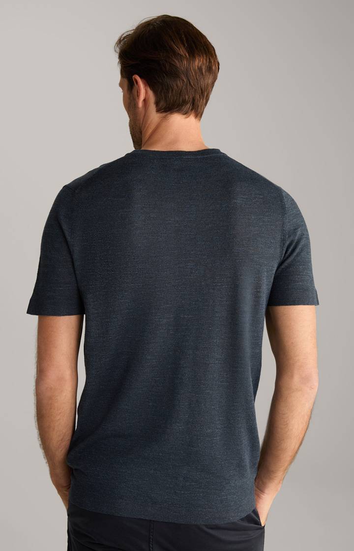 Joop Leinenmix-T-Shirt Maroso in Dunkelblau 50% Rabatt mit kostenlosem Versand