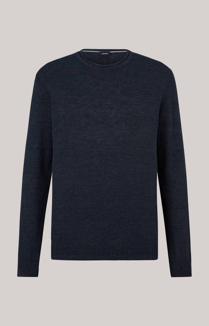Joop Leinenmix-Pullover Mendor in Navy Clearance-Verkauf
