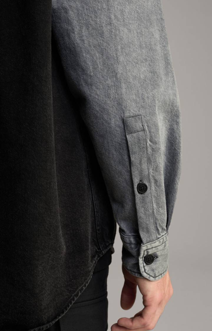 Joop Jeans-Hemd Hawes in Schwarz/Blau Speichern exportieren