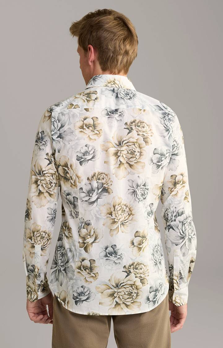 Joop Hemd Pai in Ecru/Pastell-Blau gemustert Angebote