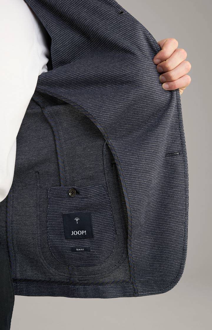 Joop Jersey-Sakko Hiro in Navy meliert im Angebot