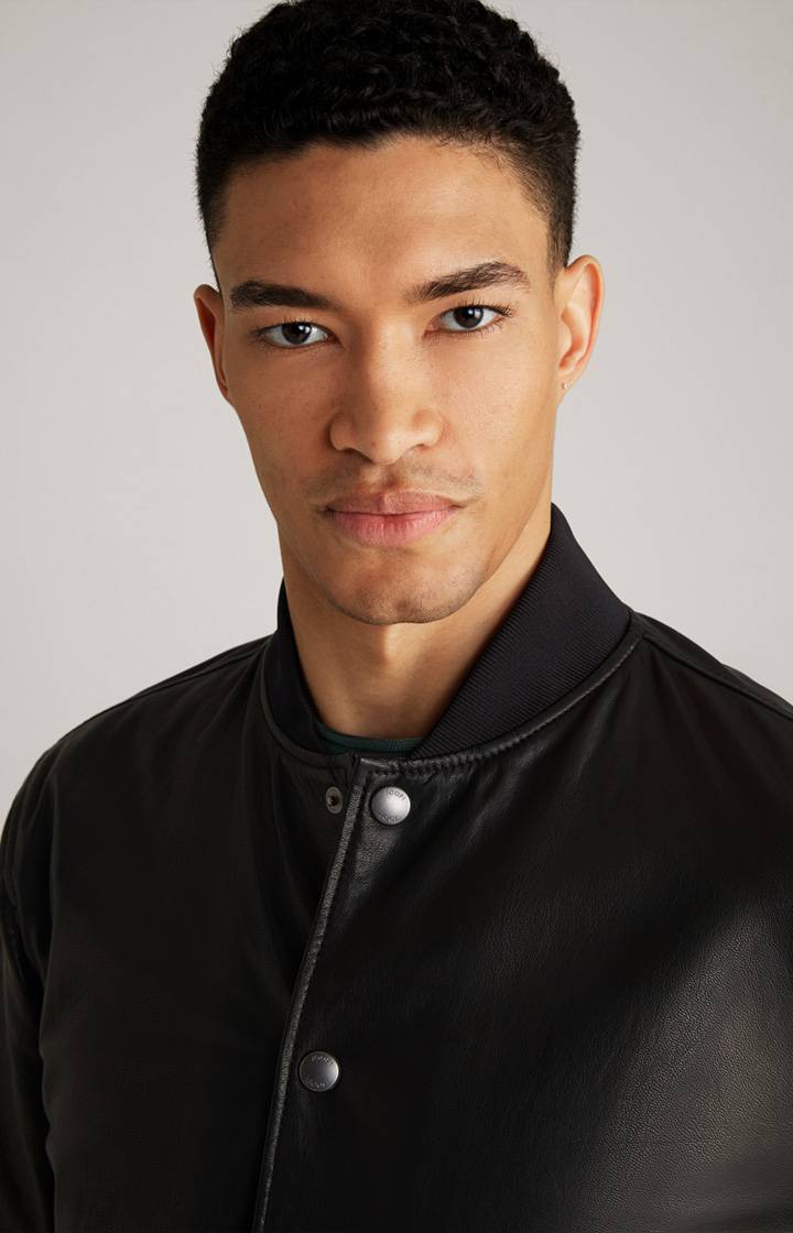 Joop Lederjacke Cuk in Schwarz Begrenzte Freigabe