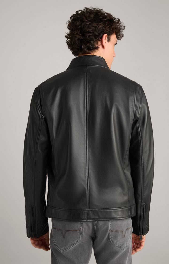 Joop Lederjacke Lif in Schwarz Letzte 3 Tage