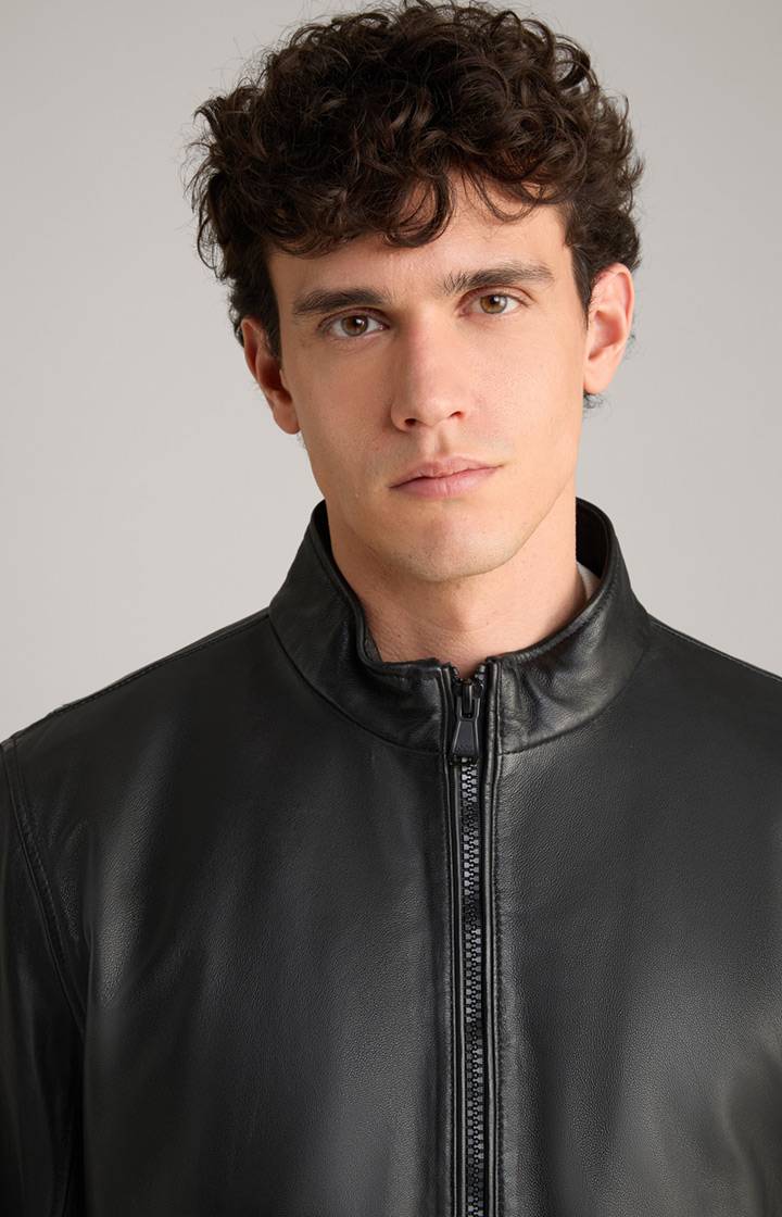 Joop Lederjacke Lif in Schwarz Letzte 3 Tage
