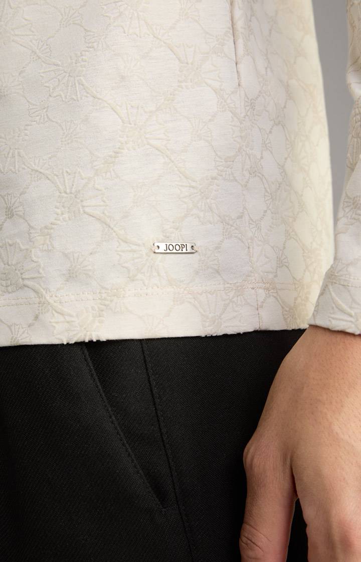 Joop Langarm-Poloshirt Pasquale in Hellbeige Fabrikpreis