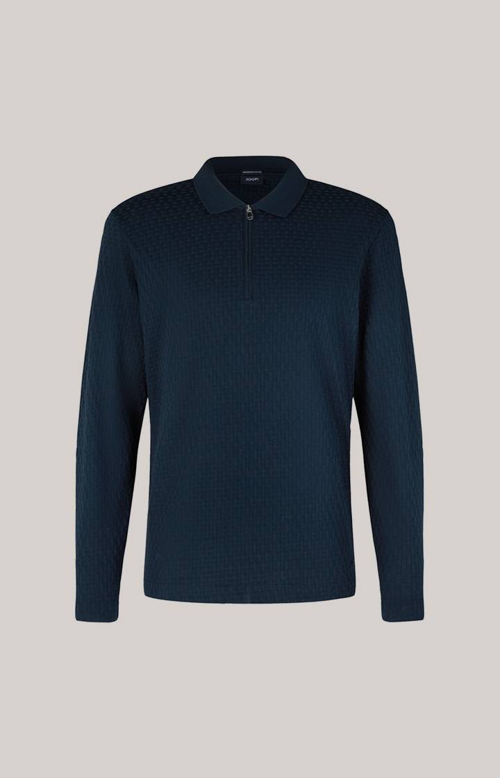 Joop Polo-Longsleeve Balian in Navy Rabatt