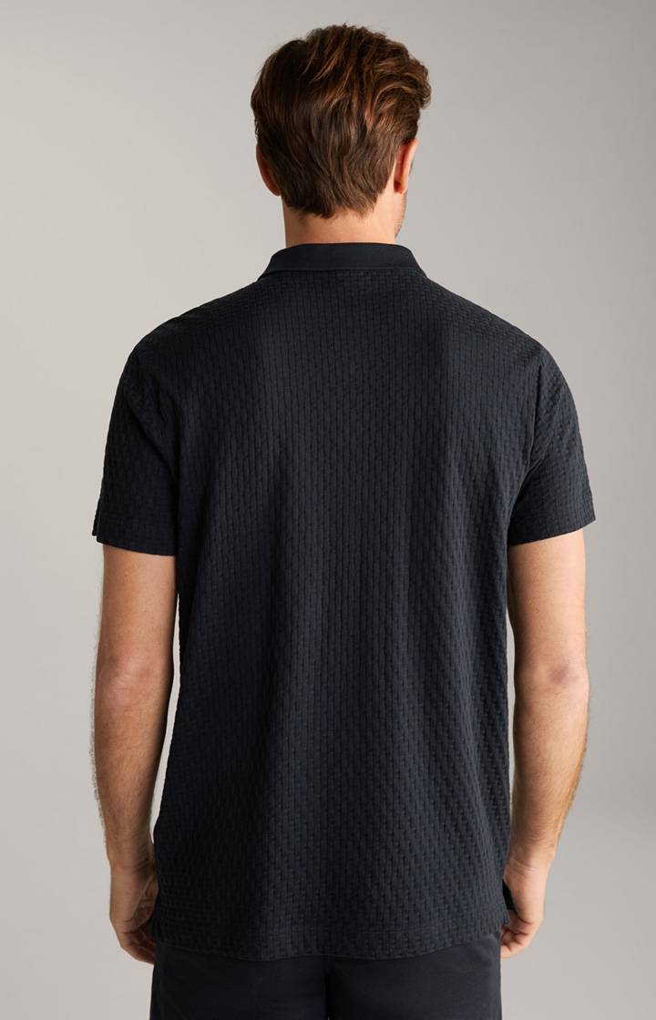Joop Poloshirt Boris in Navy strukturiert Günstig kaufen