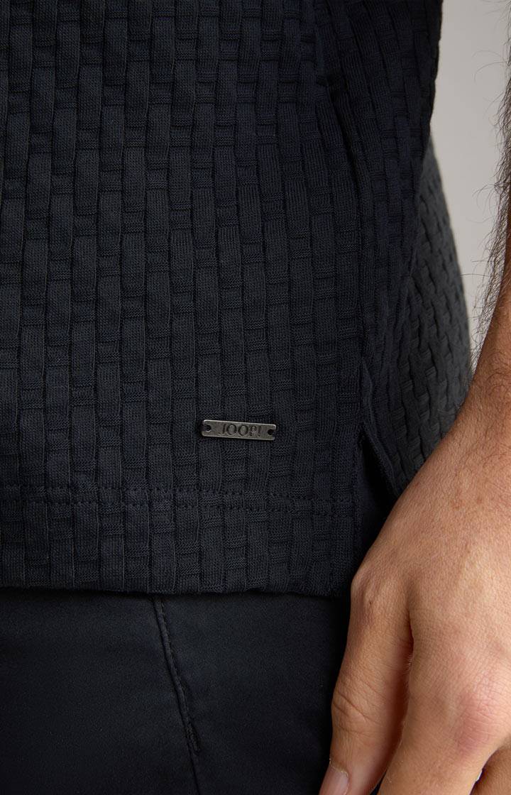 Joop Poloshirt Boris in Navy strukturiert Günstig kaufen