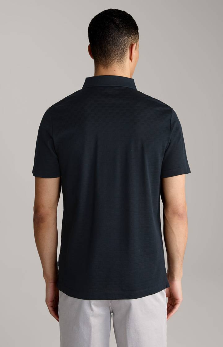Joop Poloshirt Pacey in Schwarz strukturiert Preisnachlass