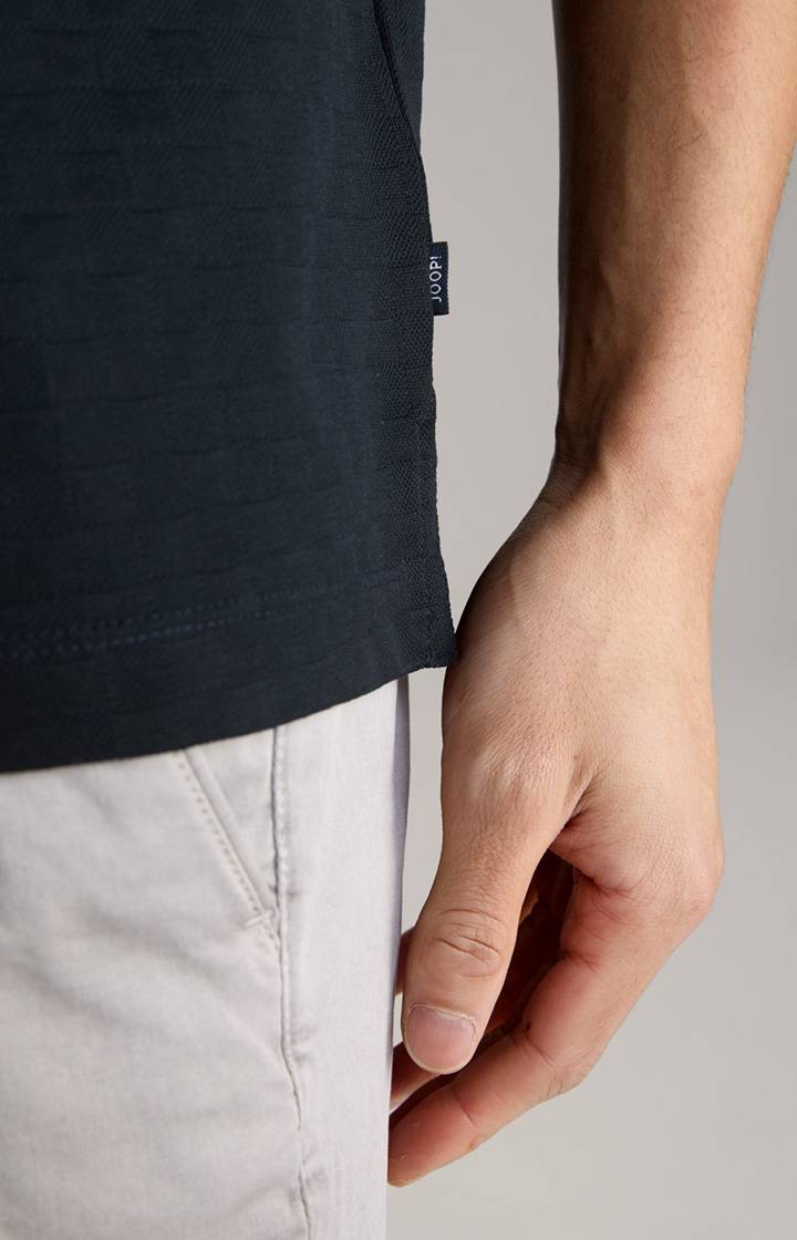 Joop Poloshirt Pacey in Schwarz strukturiert Preisnachlass