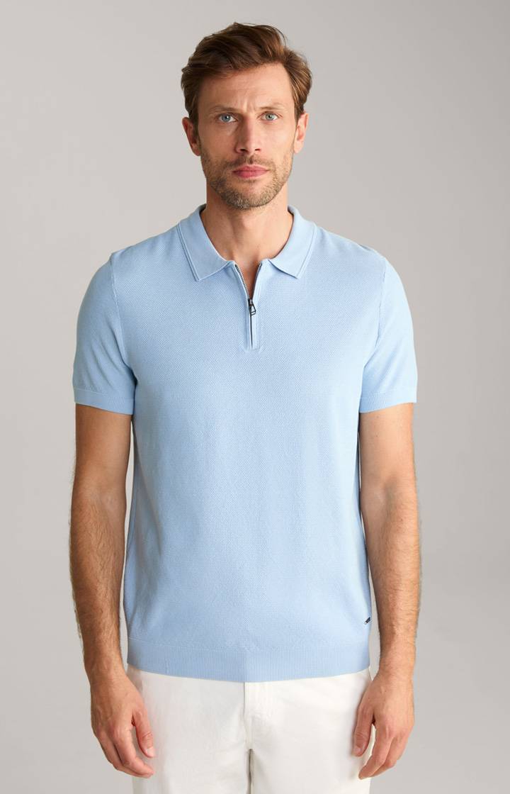 Joop Baumwoll-Poloshirt Vancro in Hellblau Saisonschlussverkauf