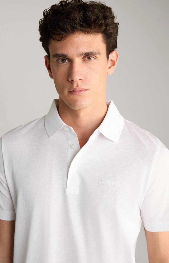 Joop Poloshirt Pacey in Weiß strukturiert Black Friday