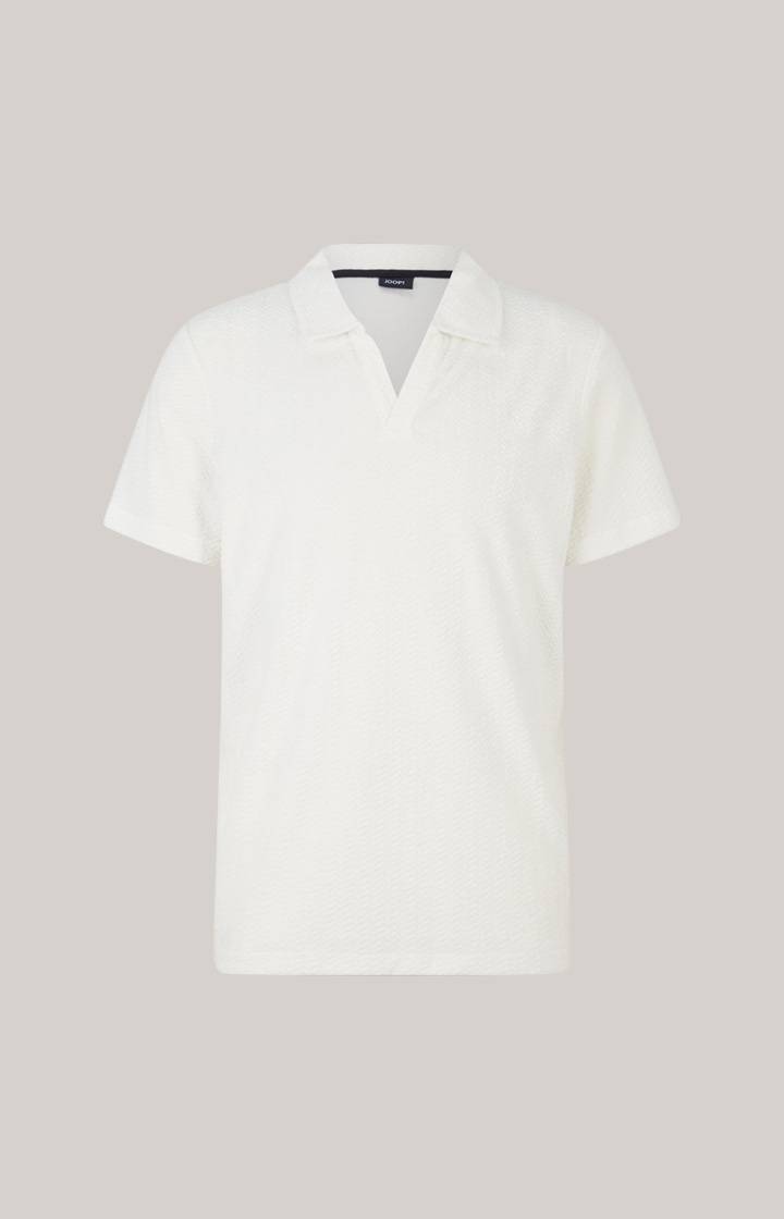 Joop Frottee-Polohemd Piero in Creme strukturiert Cyber Monday
