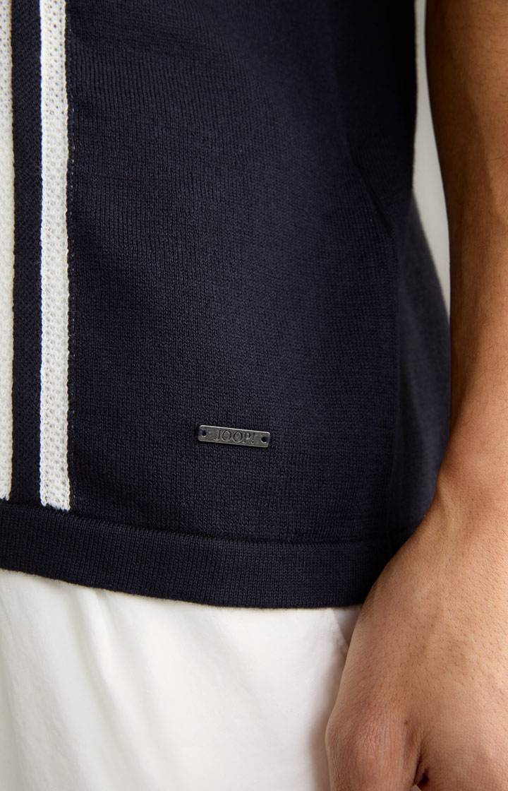 Joop Strick-Hemd Klaas in Navy Bestseller