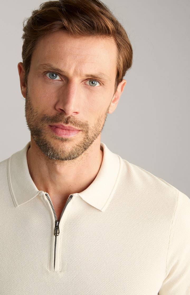 Joop Baumwoll-Poloshirt Vancro in Natural Saisonale Angebote