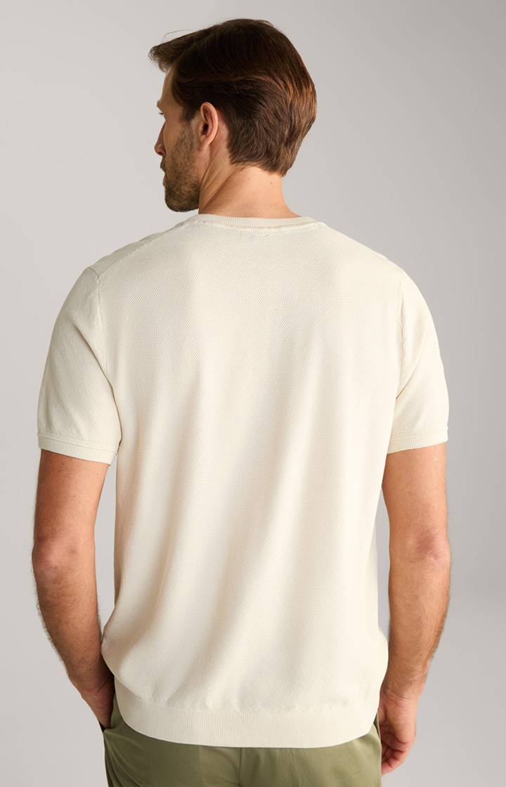 Joop Strick-Shirt Valdrio in Natural Super Sparpreis