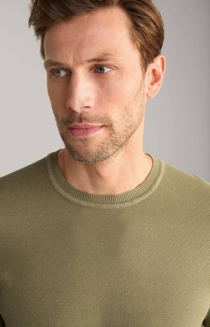 Joop Strick-Shirt Valdrio in Oliv Kostenlose Rückgabe