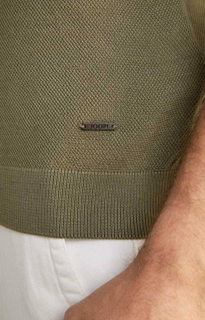 Joop Strick-Shirt Valdrio in Oliv Kostenlose Rückgabe