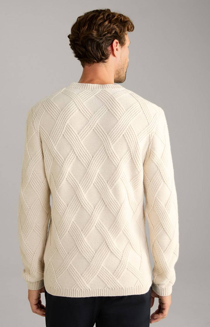 Joop Cashmere-Mix-Pullover Diamondo in Beige Bis zu 60% Rabatt