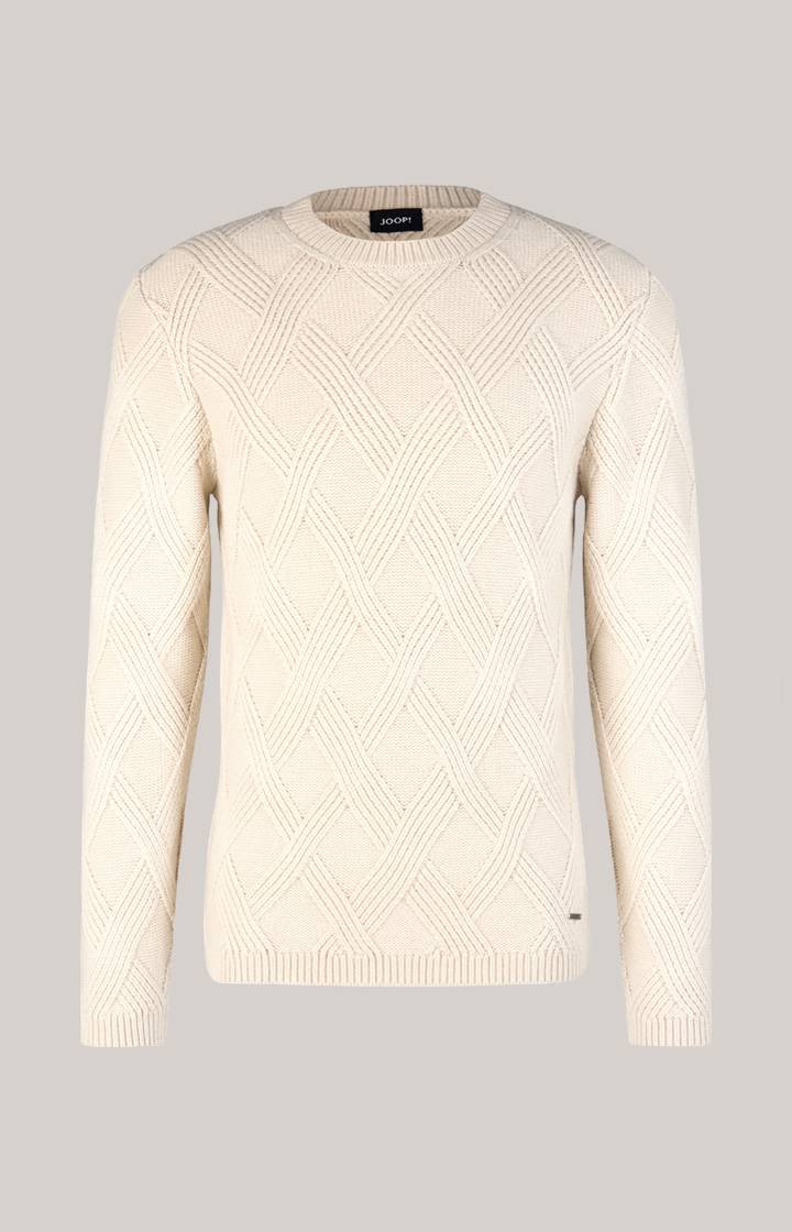 Joop Cashmere-Mix-Pullover Diamondo in Beige Bis zu 60% Rabatt